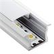 Einbauprofil INTRO 15 für LED alu eloxiert  B=23.3mm ohne Laschen B=17.2mm H=15mm L=2000