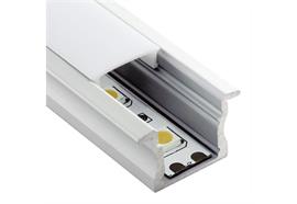 Einbauprofil INTRO 15 für LED alu eloxiert B=23.3mm ohne Laschen B=17.2mm