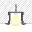 Einbauprofil INTRO 15 für LED alu eloxiert  B=23.3mm ohne Laschen B=17.2mm H=15mm L=2000 | Bild 3