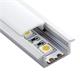Einbauprofil INTRO 7 für LED alu eloxiert  B=23.3mm mit Laschen B=17.2mm H=8mm L=4000
