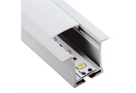 Einbauprofil INTRO T für LED alu eloxiert  B=36mm ohne Laschen B=23.6mm H=28mm L=4000mm