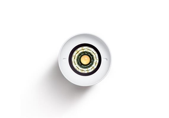 Einbaustrahler DOT 28 / 55° 4W polarweiss  DC 350mA 2700K D=28mm ET=40mm /IP20