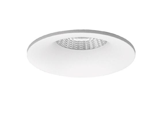 Einbaustrahler LED 9.2W starr weiss matt  DC 2700K 500mA 863Lm CRI90 D=82mm / IP54