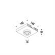 Einbaustrahler Nulla Standard LED 12W 30K DALI  DC 1050mA 3000K D=18mm H=66 L/B=14cm IP20 | Bild 2