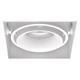 Einbaustrahler randlos 59030 / 9.3W weiss matt  DC 500mA 3000K / L=91 x 91mm ET=96 / IP20