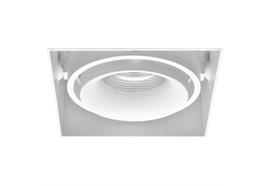 Einbaustrahler randlos 59030 / 9.3W weiss matt DC 500mA 3000K / L=91 x 91mm ET=96 / IP20