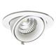 Einbaustrahler schwenkbar 9.3W 3000K weiss matt  DC 500mA 870lm CRI80 D=105mm H=55 / IP20