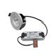 Einbaustrahler SET 9W D=95 60° nickel  240V/ 3000K 500mA 1051lm CRI90 ET=50 /IP44