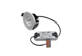 Einbaustrahler SET 9W D=95 60° schwarz matt  240V/ DC 3000K 500mA 1051lm CRI90 / IP44