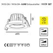 Einbaustrahler SET-DALI 9W D=95 60° weiss matt  240V/ DC 3500K 500mA 1011lm CRI90 / IP44 | Bild 2