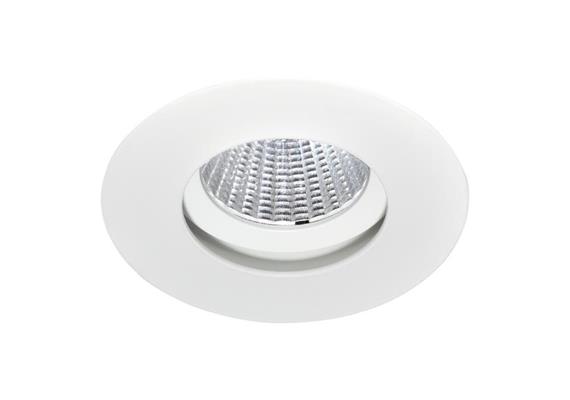 Einbaustrahler starr LED 9.3W 3000K schwarz matt  DC 500mA 870Lm CRI80 D=100mm H=95mm IP20