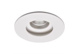 Einbaustrahler starr LED 9.3W 3000K weiss matt  DC 500mA 870Lm CRI80 D=100mm H=95mm IP20