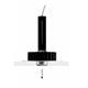 Einbaustraler Nulla 25 LED 8W DALI schwarz  DC 700mA 3000K D=25mm H=152 DA= 35 IP20
