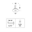 Einbaustraler Nulla 25 LED 8W DALI schwarz  DC 700mA 3000K D=25mm H=152 DA= 35 IP20 | Bild 2