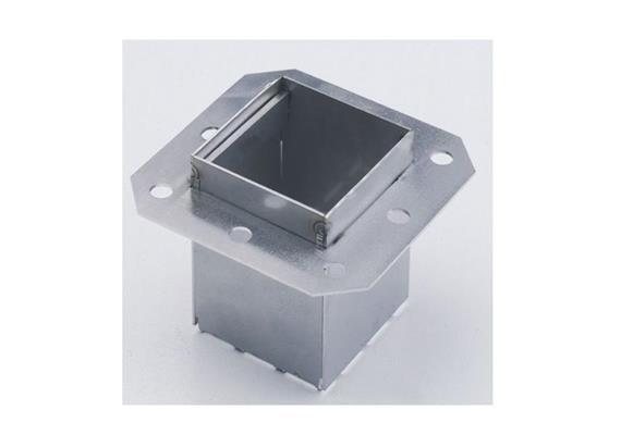 Einbetonierbüchse CONCRETE BOX 151 INOX 316 L  73x73mm/As=43x43mm