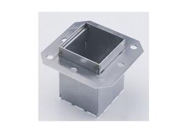 Einbetonierbüchse CONCRETE BOX 151 INOX 316 L  73x73mm/As=43x43mm