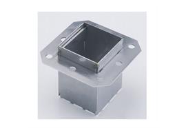 Einbetonierbüchse CONCRETE BOX 151 INOX 316 L  73x73mm/As=43x43mm