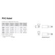 Einspeisung für Strip mit Kabel PVC 2-polig 1m weiss  Farbe weiss 2 x 0.5mm d=3.9mm | Bild 2