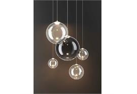 Einzelpendel Random Solo 23 frostet satiniert  DC 3W 350mA 2700K 450Lm D=23cm IP20