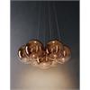 Einzelpendel Random Solo 28 glossy bronze  DC 3W 350mA 2700K 450Lm D=28cm IP20