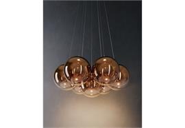 Einzelpendel Random Solo 28 glossy bronze  DC 3W 350mA 2700K 450Lm D=28cm IP20