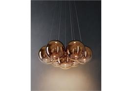 Einzelpendel Random Solo 28 glossy bronze  DC 3W 350mA 2700K 450Lm D=28cm IP20