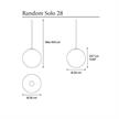 Einzelpendel Random Solo 28 glossy bronze  DC 3W 350mA 2700K 450Lm D=28cm IP20 | Bild 2