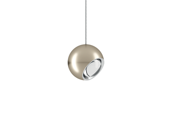 Einzelpendel SPIDER 11W champagner matt  DC 350mA 3000K 13000Lm D=12 H=13cm /IP20