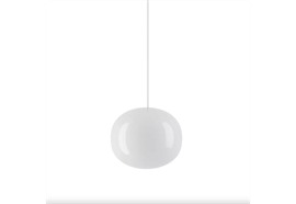 Einzelpendel Volum 14 Opalglas glanz, 15m Länge  240V, max.15W E14, D=14cm IP20