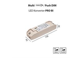 Elektr. Konverter 38W DALI - Push  220-240V / L=145 B=52 H=30