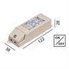 Elektr. Konverter LED DC 17W/700mA  110V-240V L=122 B=22 H=28 IP20