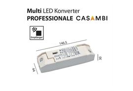 Elektr. Konverter mit Casambi Smart 38W universal  220-240V / L=146.5 B=44 H=30 / IP20