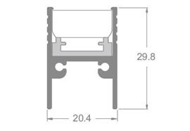 Endstück für Profil 81092 silberfarbig (1paar)