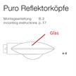 Ersatzglas zu Puro Reflektorkopf A,B,E satiniert | Bild 2