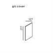 gic cover mit Hausnummer / Inox gebürstet  H=217mm B=127 | Bild 2