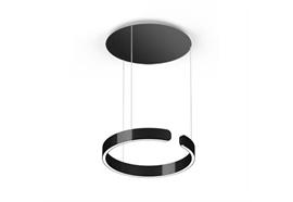 Hängel. MITO Sospeso up 40 variabel wide black phantom  240V 40W 2220lm D=400mm H=52 /IP20