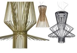 Hängeleuchte ALLEGRO ASSAI gold  240V/E27 PAR 1x100W + R7s 1x230W  D=136 H=136/500 max