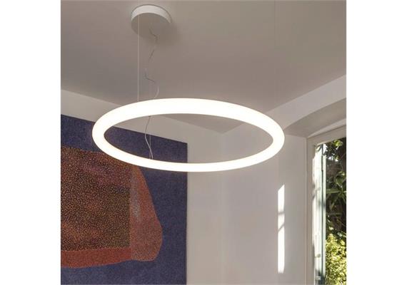 Hängeleuchte Alphabet of Light Circular weiss  240V 55W 3000K 6041lm CRI80 D=900mm/ IP20