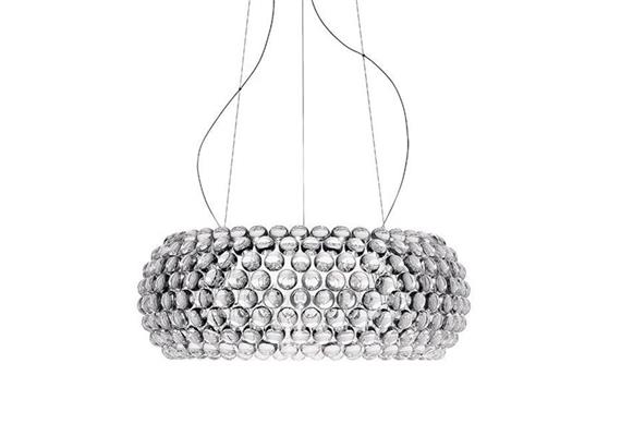 Hängeleuchte Caboche LED dim. grande orange  230V/ LED 46W D=70cm H=28/320cm dimmbar