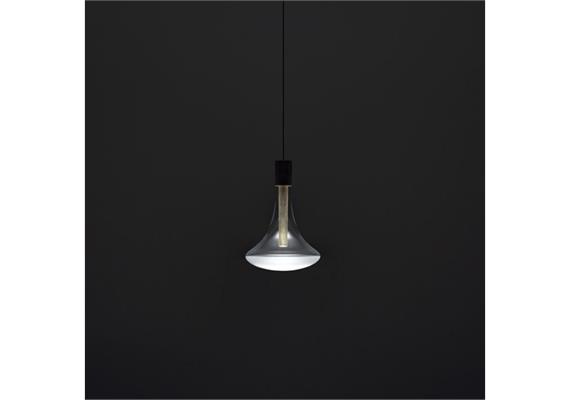 Hängeleuchte Cathode LED 4W 2700K messing gebürstet  230V 286lm / D=220 H=320mm n.dimmbar