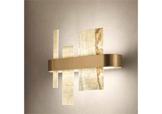 Hängeleuchte HONICÉ A65 matt gold  230V 12W/ L=65/ H=33 B=8cm