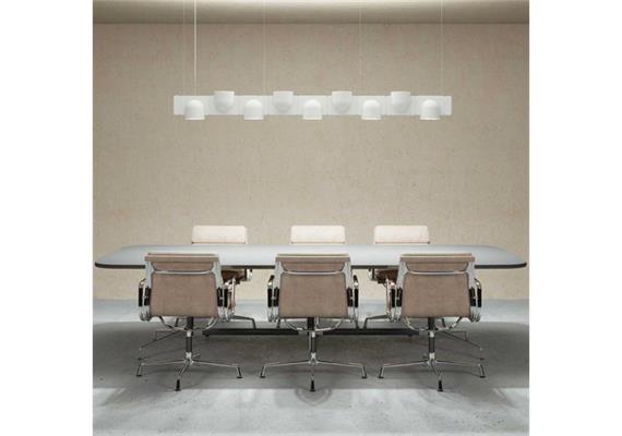 Hängeleuchte Igloo 5 LED 5x10W 2700K Down Up  230V 5x1250lm CRI80 L=110x17.5cm H=14.8cm