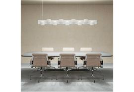 Hängeleuchte Igloo 5 LED 5x10W 2700K Down Up  230V 5x1250lm CRI80 L=110x17.5cm H=14.8cm