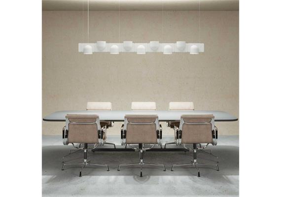 Hängeleuchte Igloo 5 LED 5x10W 2700K Down Up  230V 5x1250lm CRI80 L=110x17.5cm H=14.8cm