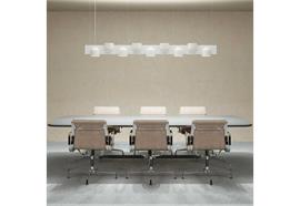 Hängeleuchte Igloo 5 LED 5x10W 2700K Down Up  230V 5x1250lm CRI80 L=110x17.5cm H=14.8cm