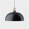 Hängeleuchte JIM dome D=50cm schwarz/honey  230V 1xE27 25W D=50cm H=22/34cm/ IP20