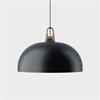 Hängeleuchte JIM dome D=50cm schwarz/honey  230V 1xE27 25W D=50cm H=22/34cm/ IP20