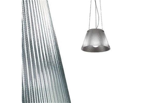 Hängeleuchte K Tribe S1 transparent Aluminium  230V/G9 max. 1x75W/ D=24cm h=18.7cm