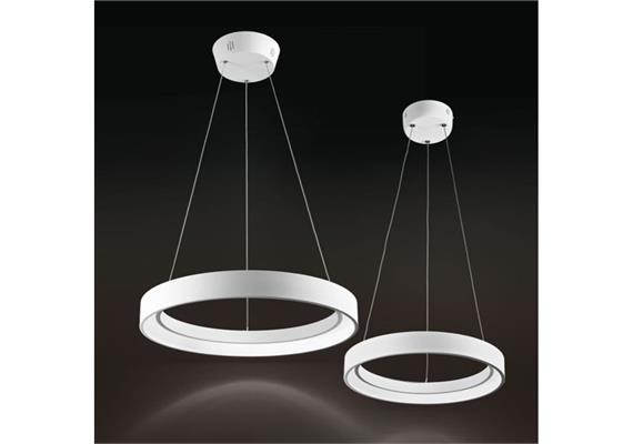Hängeleuchte Lunaop LED 48W weiss  24V DC /2700K 3700lm/ D=50 H=6.5 / IP20