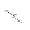 Hängeleuchte LYS D 140 Standard LED Alu/Schwarz  230V 58W 4200lm 2700°K CRI80 IP20 L=140cm
